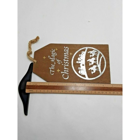 The Magic of Christmas Wooden Sign Magi 3 Wise men Wood Wall hanging - Picture 3 of 6